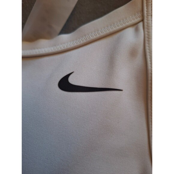 Nike Dri-Fit High Support Sports Bra White, Padded, Size Large, Excellent Cond - Picture 2 of 5